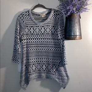 3/4 sleeve sweater